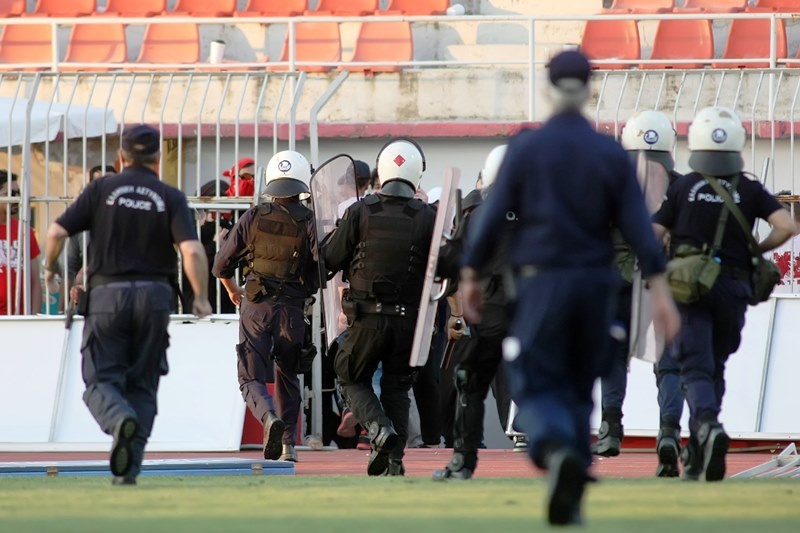 Επεισόδια στο Ολυμπιακός Βόλου – Ηρακλής (photos)