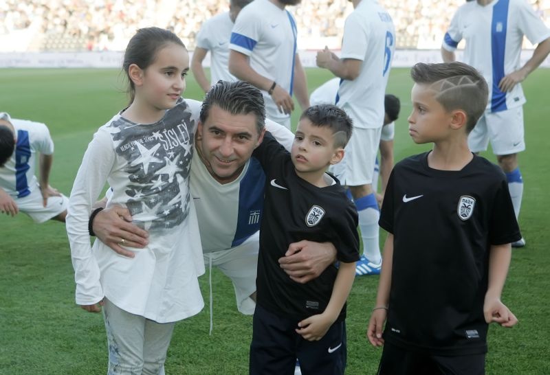 ΠΑΟΚ και Εθνική 2004 έδωσαν χαρά στον Χρυσοβαλάντη (photos)