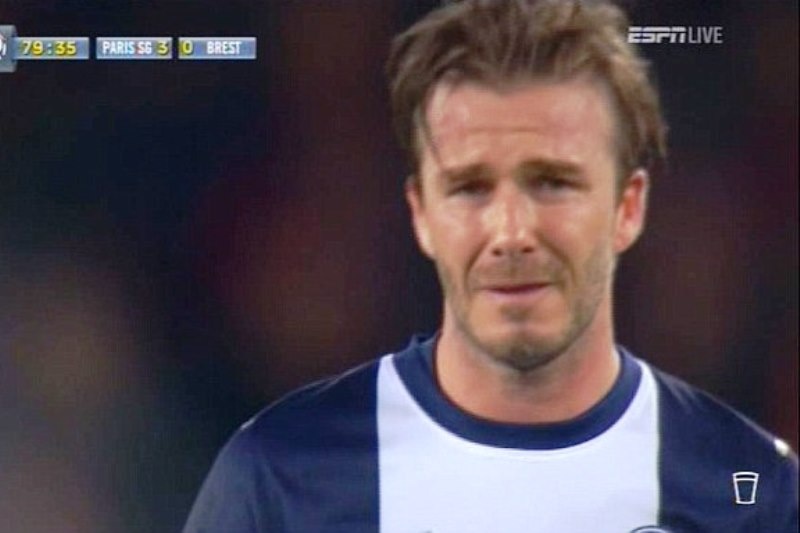 Το ιστορικό κλάμα του Μπέκαμ (video+photos)