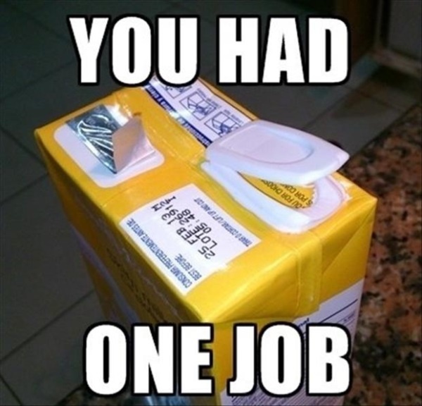 You had one job… (photos)