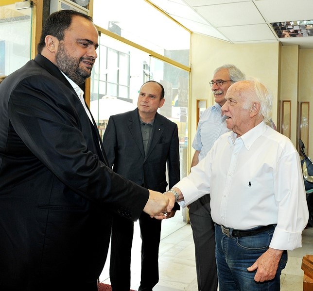 Μαρινάκης: «Μεγάλη μας αγάπη ο Ολυμπιακός» (photos)