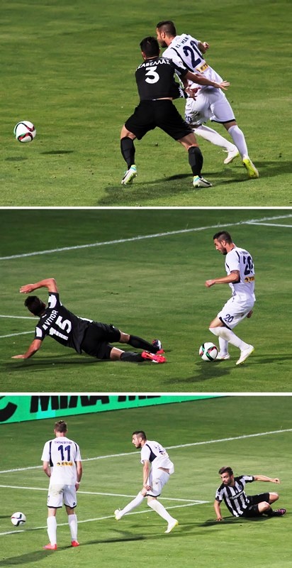 Καρέ-καρέ το γκολ του Καραμάνου (photos)