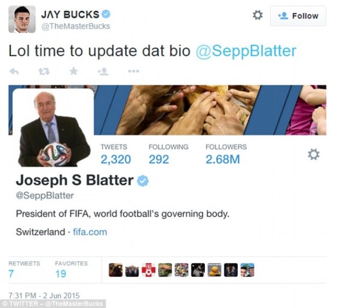 Απίστευτο trollάρισμα στον Μπλάτερ για το σκάνδαλο! (photos)