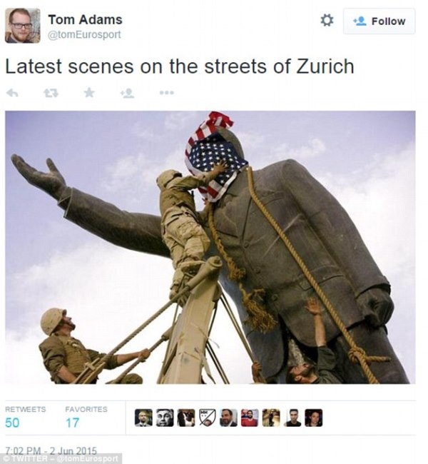 Απίστευτο trollάρισμα στον Μπλάτερ για το σκάνδαλο! (photos)