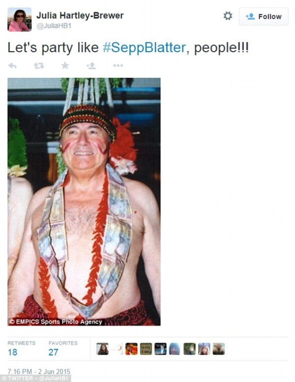 Απίστευτο trollάρισμα στον Μπλάτερ για το σκάνδαλο! (photos)