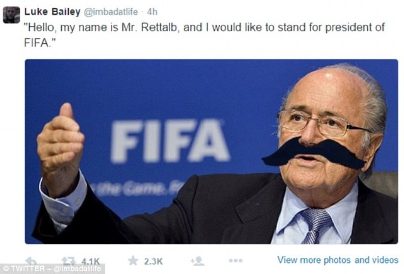 Απίστευτο trollάρισμα στον Μπλάτερ για το σκάνδαλο! (photos)