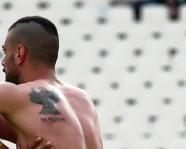ΑΕΚ: Το τατουάζ του Αραβίδη (photos)