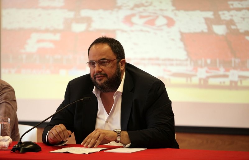 Ολυμπιακός: Στο συνέδριο της Θύρας 7 ο Μαρινάκης (photos)