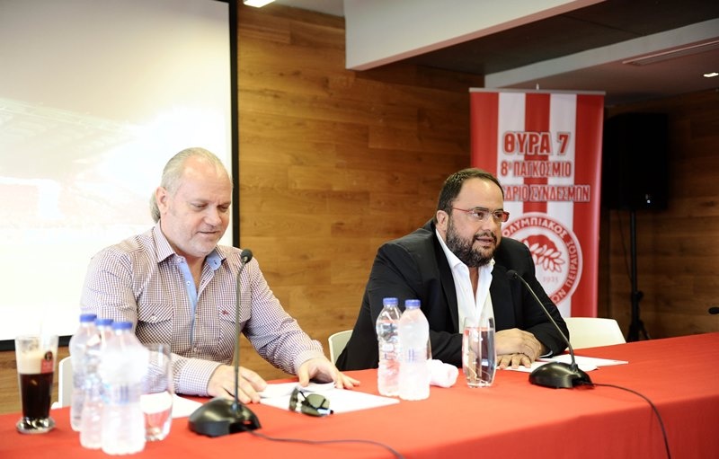 Ολυμπιακός: Στο συνέδριο της Θύρας 7 ο Μαρινάκης (photos)