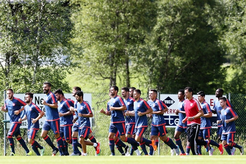 Ολυμπιακός: Ξεκίνησαν τα βάσανα στο Ζέεφελντ (photos)