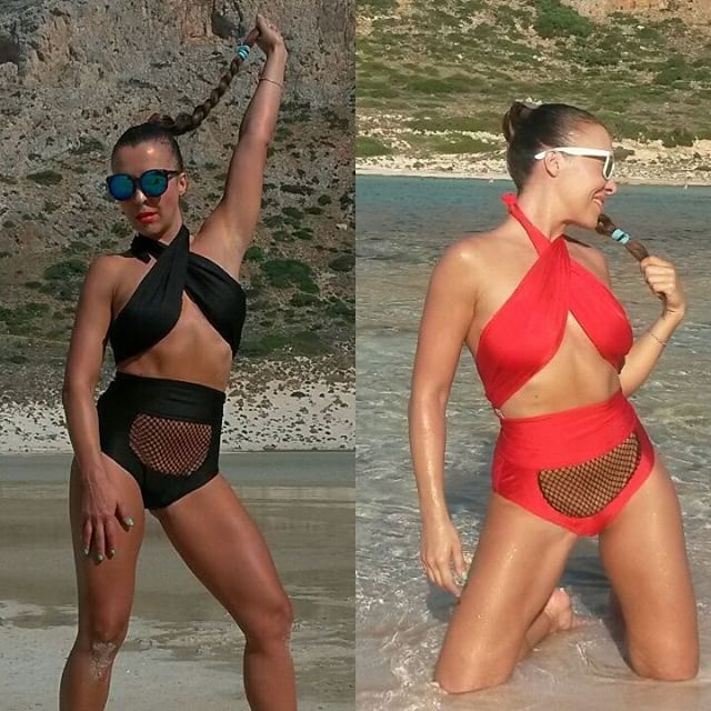 Η πίσω όψη Ελληνίδας γυμνάστριας έφερε πανικό! (photos)