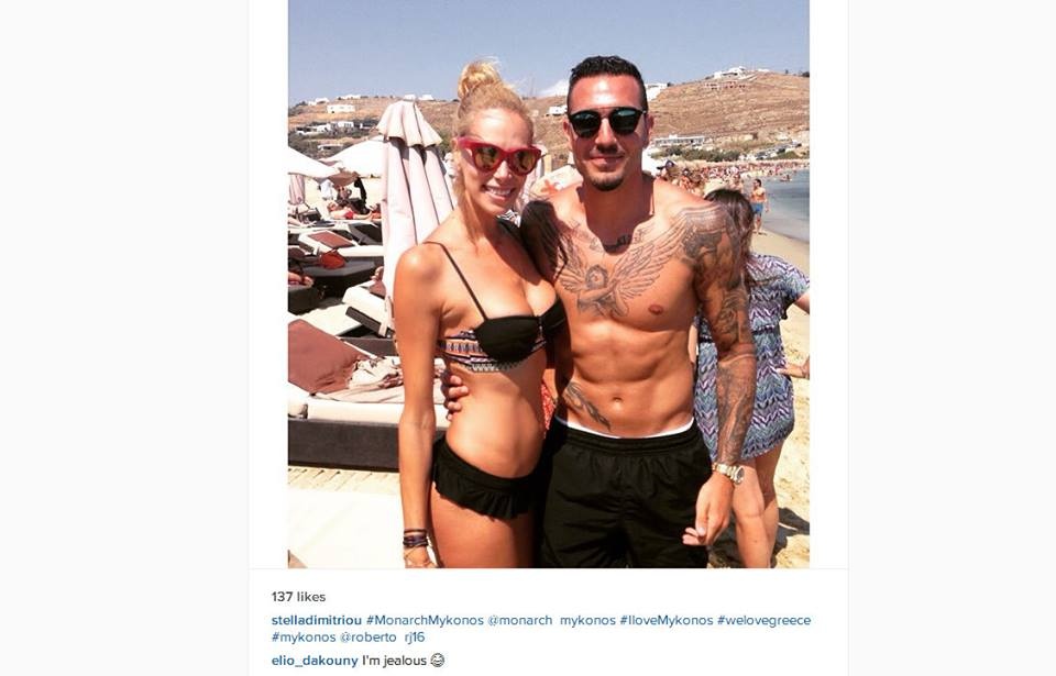 Έτσι... ξεχνάει την Μάρτα ο Ρομπέρτο! (photo)