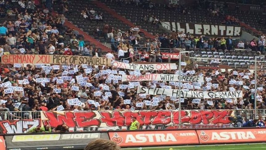 Δυναμικό… όχι από τους οπαδούς της Σανκτ Πάουλι! (photo)