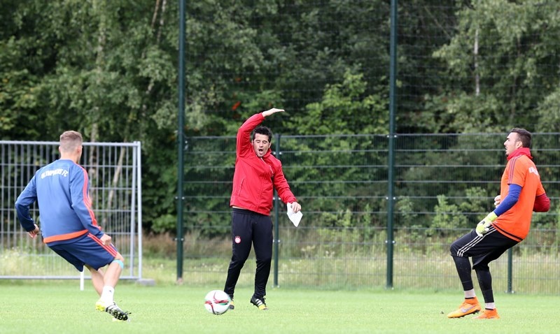 Ολυμπιακός: Ενόχληση ο Μαζουάκου (photos)