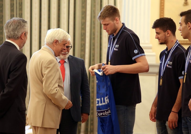 Εφήβων: Προεδρικές τιμές στους Πρωταθλητές Ευρώπης (photos)