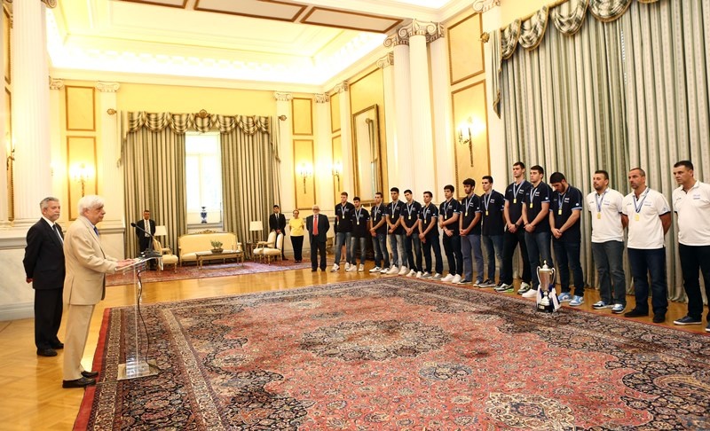 Εφήβων: Προεδρικές τιμές στους Πρωταθλητές Ευρώπης (photos)