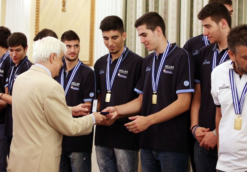 Εφήβων: Προεδρικές τιμές στους Πρωταθλητές Ευρώπης (photos)