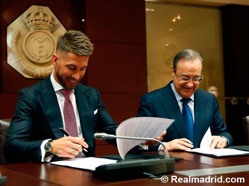 Οι υπογραφές… ζωής του Ράμος με τη Ρεάλ Μαδρίτης! (video+photos)