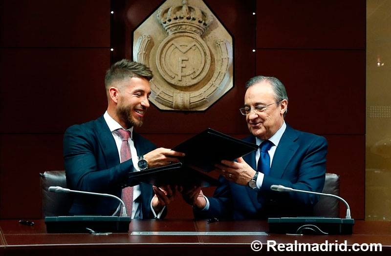 Οι υπογραφές… ζωής του Ράμος με τη Ρεάλ Μαδρίτης! (video+photos)