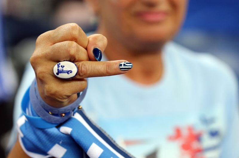 Η «γαλανόλευκη» κερκίδα! (photos)