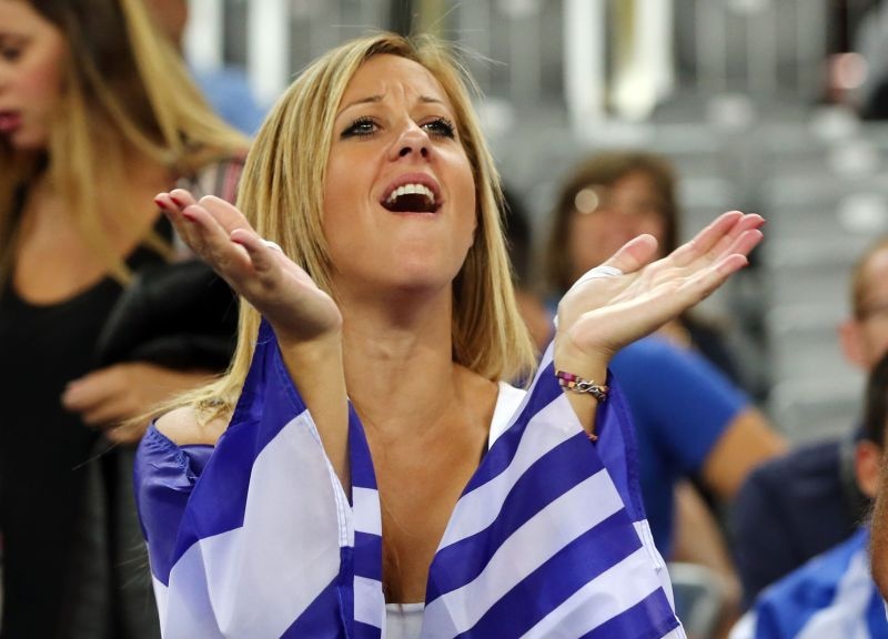 Η «γαλανόλευκη» κερκίδα! (photos)