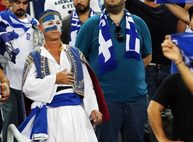 Η «γαλανόλευκη» κερκίδα! (photos)