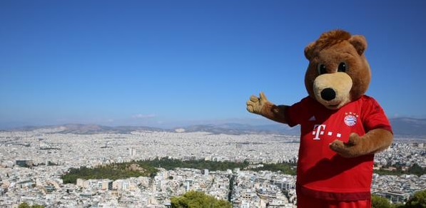 Μπάγερν Μονάχου: Ο Μπέρνι… κατακτά την Αθήνα (photos)