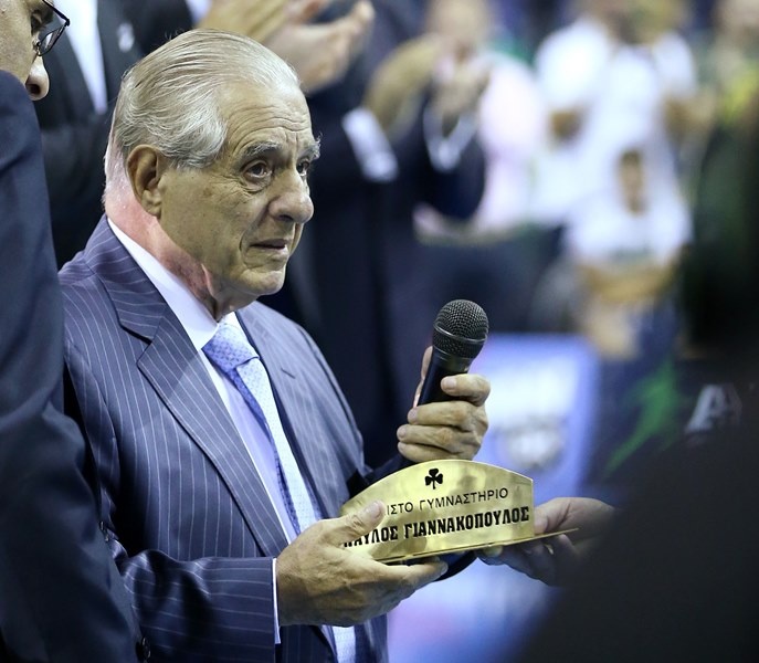 Παναθηναϊκός: Η τιμή στον Παύλο Γιαννακόπουλο (photos+videos)