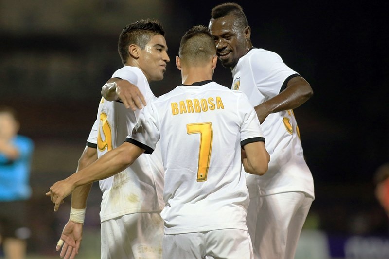 Ο… ήρεμος πανηγυρισμός του Μπαρμπόσα (photos)