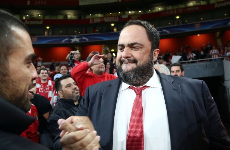 Άρσεναλ-Ολυμπιακός: Αποθέωση και σε Μαρινάκη! (photos)