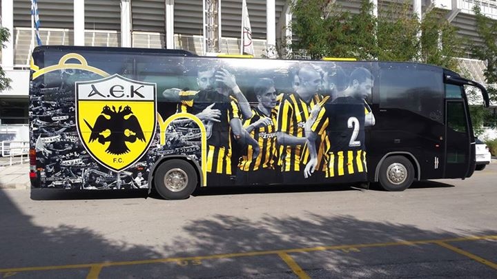 ΑΕΚ: Νέα εποχή και για το πούλμαν της ομάδας! (photos)