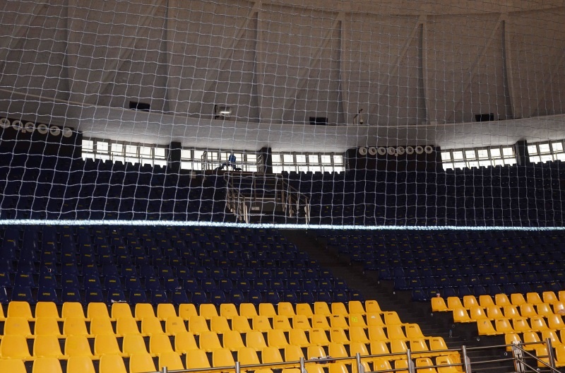Άρης: Με δίχτυ το Παλέ ενόψει ΑΕΚ! (photos)