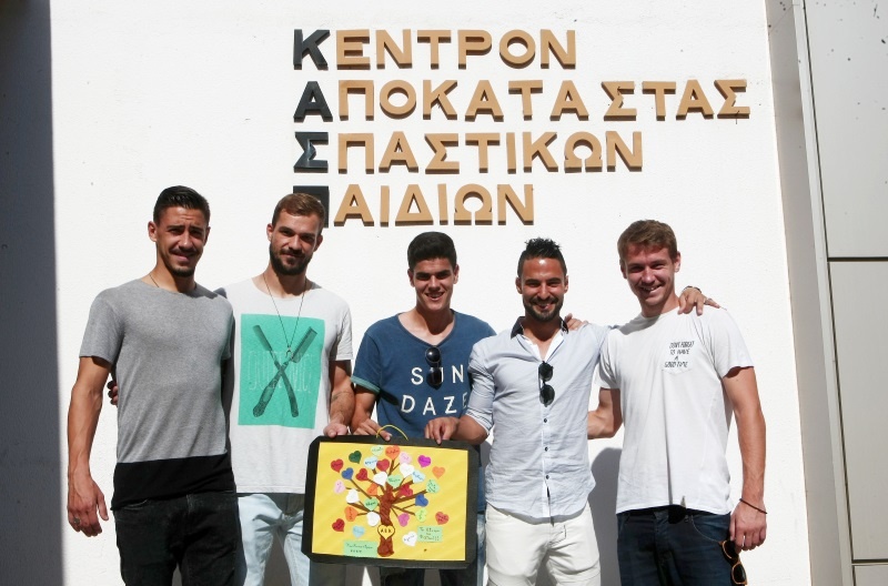 Μοίρασε χαμόγελα στο ΚΑΣΠ η ΑΕΚ! (photos)