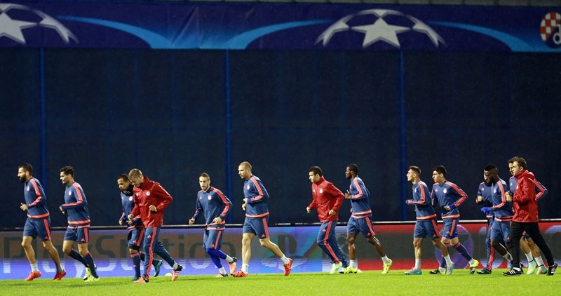 Ολυμπιακός: Δουλειά με… βροχή (photos)