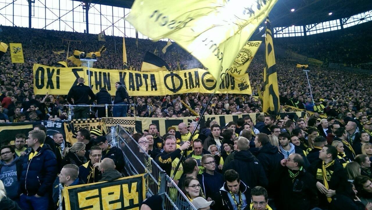 Η Ντόρτμουντ κατά της κάρτας φιλάθλου! (photo)