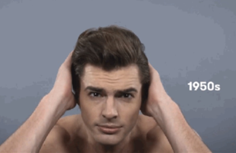 100 χρόνια ανδρικά hairstyles, μέσα σε μόλις 3 λεπτά! (video)