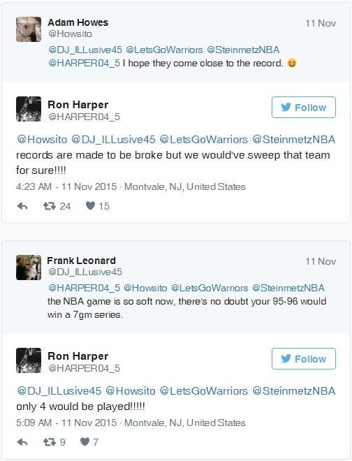 Ron Harper: «Με... σκούπα τους φετινούς Warriors!»