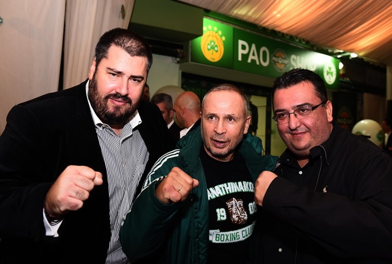 «Πράσινη» λάμψη στα εγκαίνια του PAO Shop (photos)