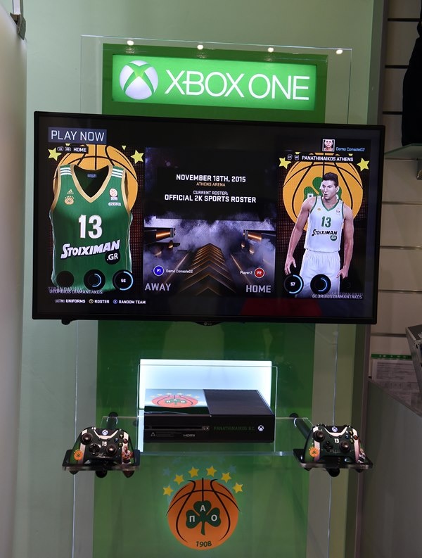 «Πράσινη» λάμψη στα εγκαίνια του PAO Shop (photos)