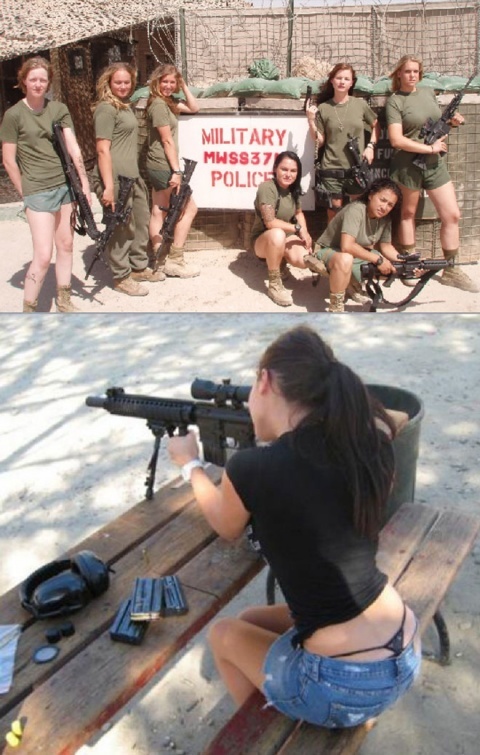 Τα καυτά κορίτσια του στρατού! (photos)