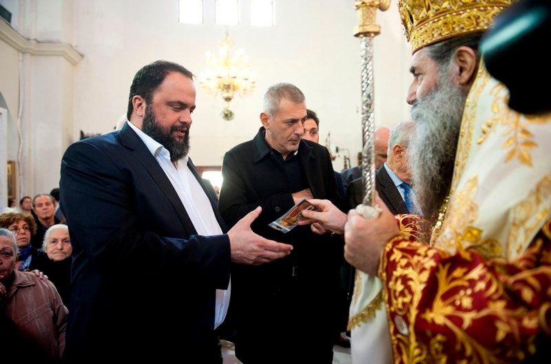Αποκαλυπτήρια επιγραφής προς τιμήν του Μαρινάκη (photos)