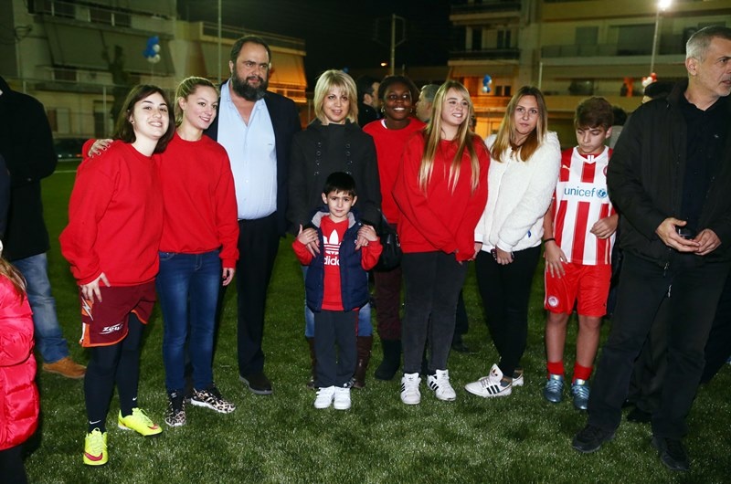 Ολυμπιακός: Εγκαίνια στο Δημοτικό Γήπεδο Καμινίων (photos)