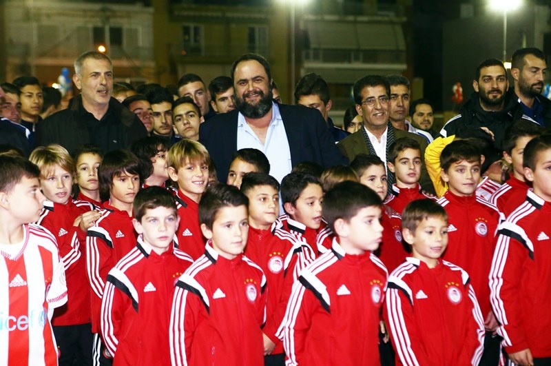 Ολυμπιακός: Εγκαίνια στο Δημοτικό Γήπεδο Καμινίων (photos)