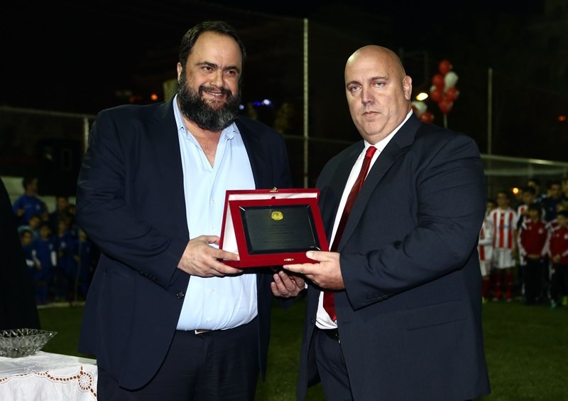 Ολυμπιακός: Εγκαίνια στο Δημοτικό Γήπεδο Καμινίων (photos)