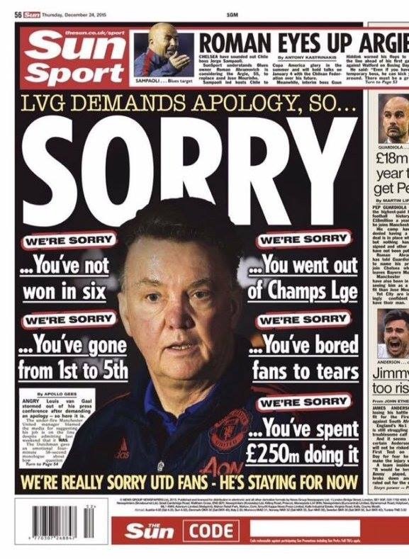 Απίστευτη επίθεση στον Φαν Χάαλ! (photo)