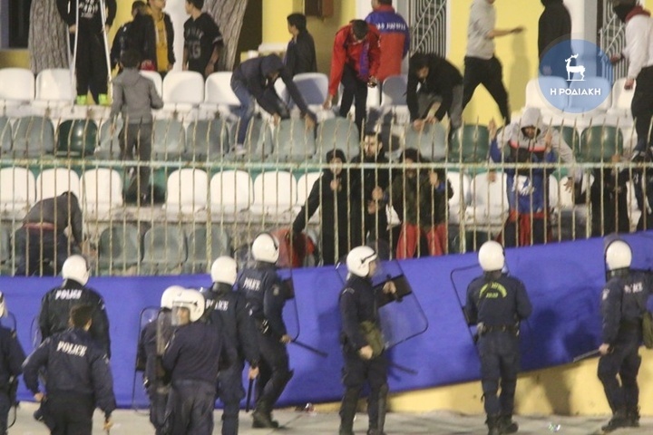 Απίστευτα επεισόδια στον τελικό της Ρόδου! (photos)