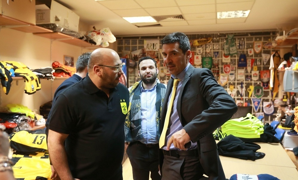 Συγχαρητήρια στα αποδυτήρια από Λάσκαρη! (photos+video)