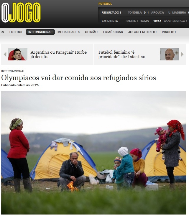 Ολυμπιακός: Σ’ όλον τον κόσμο η βοήθεια στους πρόσφυγες! (photos)