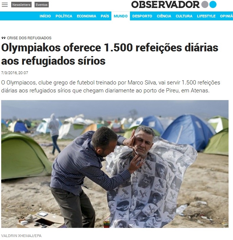 Ολυμπιακός: Σ’ όλον τον κόσμο η βοήθεια στους πρόσφυγες! (photos)