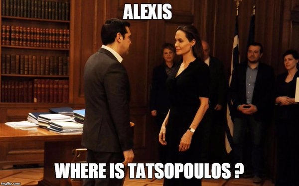Επικό τρολάρισμα στο ίντερνετ για τη συνάντηση Τσίπρα με Τζολί (photos+tweets)